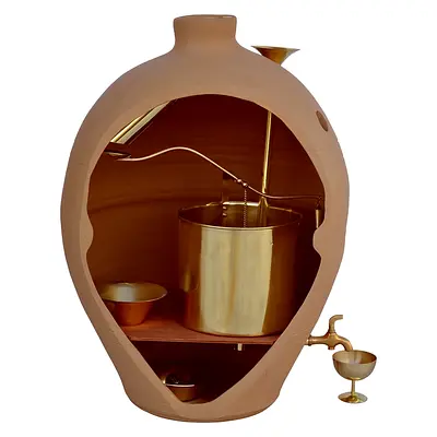 The automatic holy water server with coin-acceptor